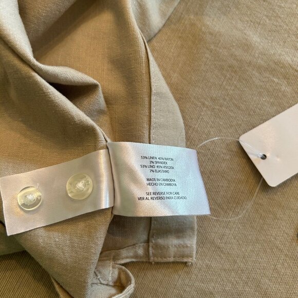 GAP Linen-Blend Easy Shirt - NWT - Picture 3 of 6